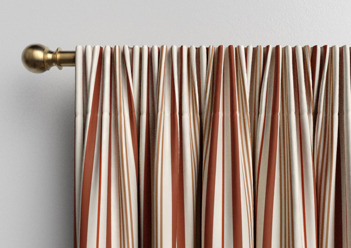 The British Stripe Co. George, Teignbridge No.1 - Made to Measure Curtains - Image 9